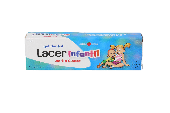 Lacer Gel Infantil Fresa 75 Ml 2-6 Años