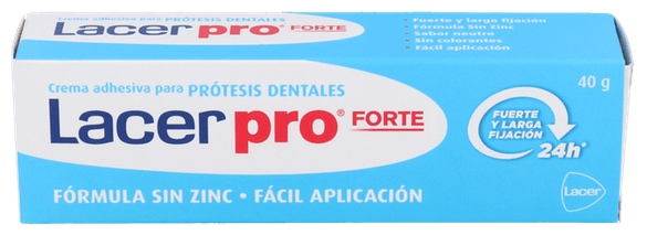 Lacerpro Forte Adhesivo Prótesis Dental 40G - Farmacia Ribera