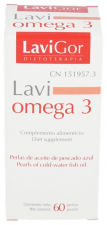 Lavigor Omega 3 Perlas De Aceite De Pescado 60 Cápsulas - Farmacia Ribera