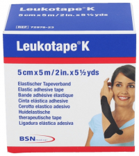Leucotape K 5X5 Negro - Bsn Medical