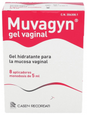 Muvagyn Gel Vaginal Hidratante 5 Ml 8 Tubos