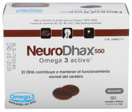 Neurodhax Omega 3 Activo 550 Mg 80 Caps
