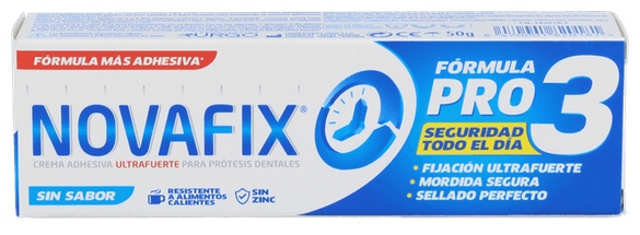 Novafix Pro3 Crema Adhesiva Sin Sabor 50Gr - Farmacia Ribera