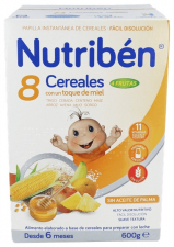 Nutriben 8 Cereales Y Miel 4 Frutas 600 G