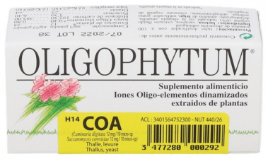 Oligophytum H14 Coa Cobre Oro Plata 100G - Holistica