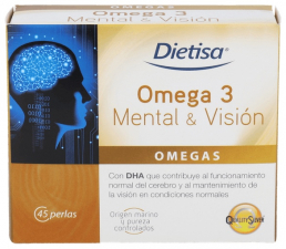 Omega 3 Mental Y Vision 45Perlas - Dietisa