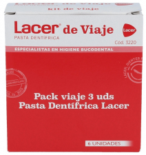 Pasta Lacer 5 Ml. Pack 3 Unidades Viaje Lacer