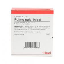 Pulmo suis-Injeel 5 ampollas 1,1 ml