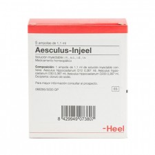 Aesculus-Injeel 5 ampollas 1,1 ml