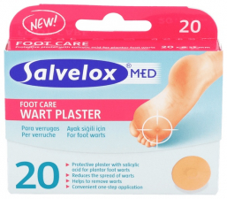 Salvelox Med Wart Plaster Verrugas Apósito Adhesivo 20 Unidades - Cederroth