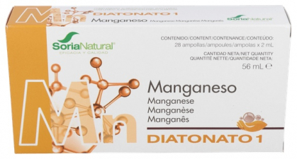 Soria Natural Diatonato 1 Manganeso 28 Viales - Farmacia Ribera