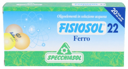 Specchiasol Fisiosol 22 (Hierro) 20 viales/ 2 ml