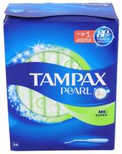 Tampax Tampon Pearl Super 24 Unidades