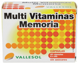 Vallesol Multivitaminas Memoria 40 Capsulas - Diafarm
