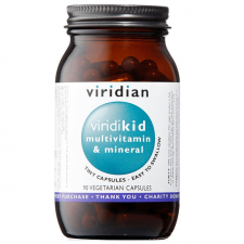 Viridian Viridikid Mulivit y Minerales Mini 90 Cápsulas Vegetales