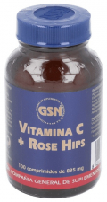 Vitamina C + Rose Hips 650Mg.Con Bioflav.Citr.100C - Varios