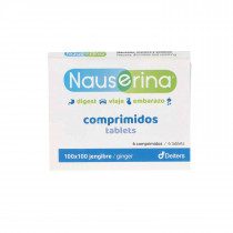Nauserina Antimareos Jengibre 6 Comprimidos