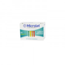 Microlet Color  25 Lancetas