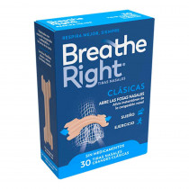 Breathe Right Tiras Nasales 30 Unidades
