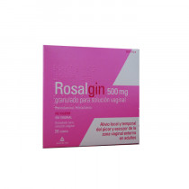 Rosalgin 500 Mg Granulado Solución Vaginal 20 Sobres