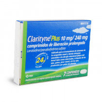 Bayer Clarityne Plus (10/240 Mg 7 Comprimidos Liberacion Prolongada)