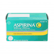 Aspirina C (400/240 Mg 20 Comprimidos Efervescentes)