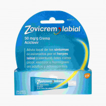 Zovicrem Labial (50 Mg/G Crema 2 G Tubo)