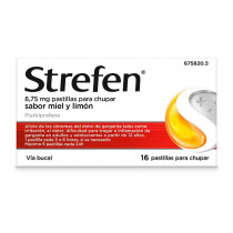 Strefen (8.75 Mg 16 Pastillas Para Chupar Miel Y Limon)