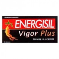 Energisil Vigor Plus (Ginseng+Arginina) 30 Cápsulas