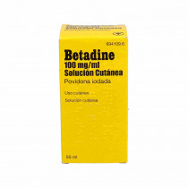 Betadine (10% Solución Tópica 1 Frasco 50 Ml)