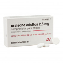Oralsone Adultos (2.5 Mg 12 Comprimidos Para Chupar)