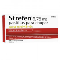 Strefen (8.75 Mg 16 Pastillas Para Chupar Miel Y Limon)