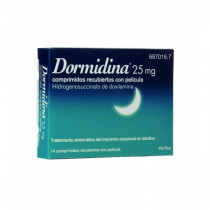 Dormidina (25 Mg 14 Comprimidos)