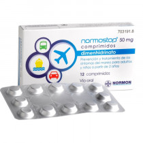 Normostop (50 Mg 12 Comprimidos Recubiertos (Al/Al))