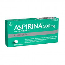Aspirina (500 Mg 20 Comprimidos)