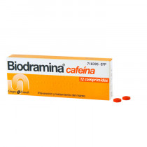 Biodramina Cafeina (12 Comprimidos)