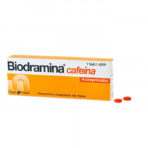Biodramina Cafeina (4 Comprimidos)