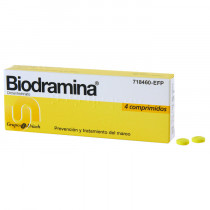 Biodramina (50 Mg 4 Comprimidos)