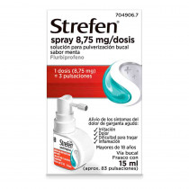 Strefen Spray 8,75 Mg/Dosis Solucion Para Pulverizacion Bucal 1 Frasco 15 Ml