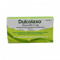 Dulcolaxo Bisacodilo (5 Mg 30 Comprimidos Gastrorresistentes)