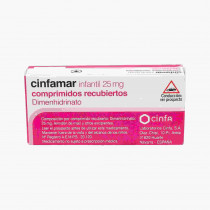 Cinfamar Infantil (25 Mg 10 Comprimidos)