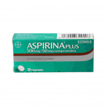 Aspirina Plus (500/50 Mg 20 Comprimidos)