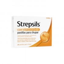 Strepsils Con Vitamina C (24 Pastillas Para Chupar)