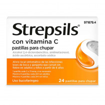 Strepsils Con Vitamina C (24 Pastillas Para Chupar)