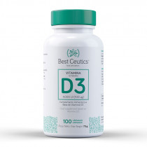 Best Vitamina D3 4000UI BestCeutics 100 Cápsulas