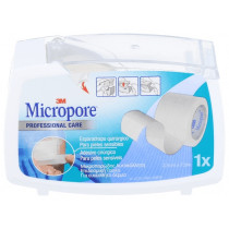 Esparadrapo Hipoalergico Micropore Papel Blanco