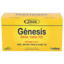 Génesis Dha Tg 1000 Omega-3 120 Cápsulas Zeus