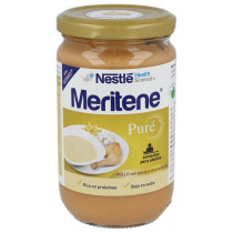 Meritene Puré Pollo con pasta y Champiñones Tarro 300 Gr.