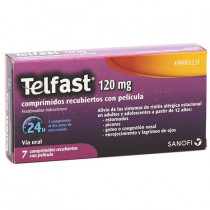 Telfast (120 Mg 7 Comprimidos Recubiertos)