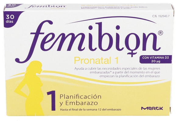 Femibion Pronatal 1 comprimidos. Para planificar y comenzar tu embarazo